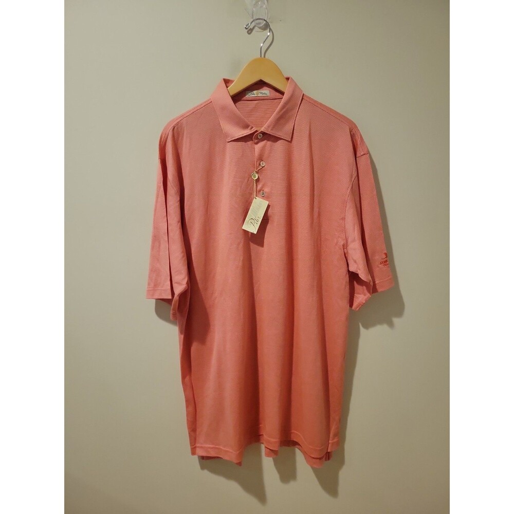 Peter Millar Hobe Sound Golf Club Men’s XL Mesh Polo Shirt Performance Golf